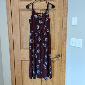 Maurices Burgundy Dress | S